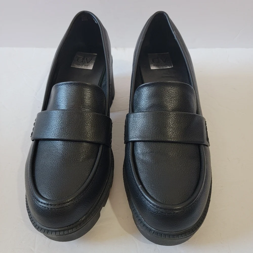 NEW Dolce Vita NEEKA Black Chunky Lugg Sole Shoes Sz 9.5 Y2K Whimsigoth Grunge